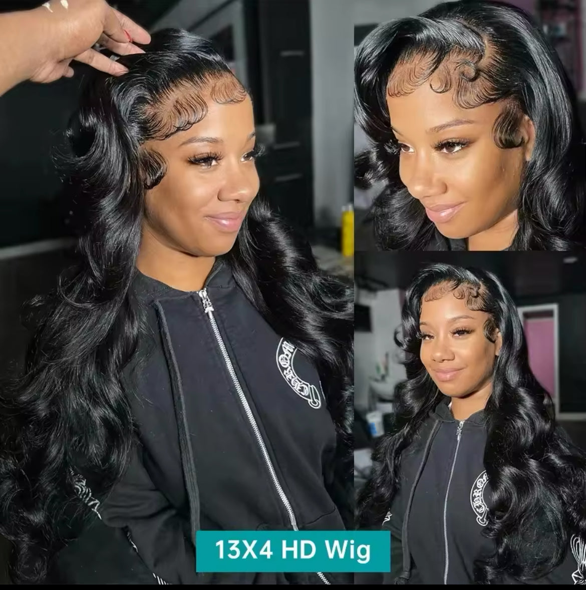 13x6 HD Lace Frontal Wig – Body Wave Human Hair Wig with 250% Density and Glueless Design