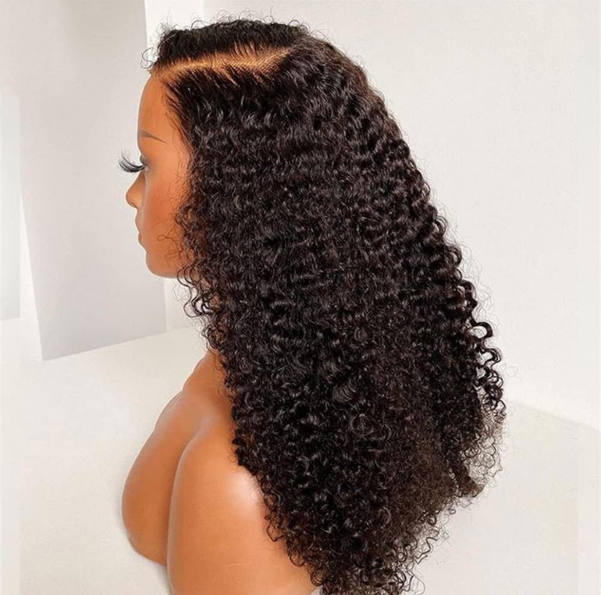 250% Afro Kinky Curly Wigs Real HD Lace Front Wigs Melt Skins Deep Curly glueless wigs