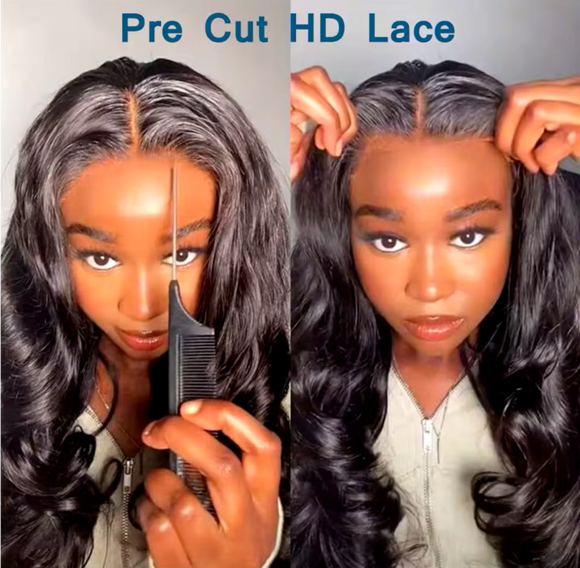 250% Body Wave Glueless Lace Closure Wig - 34 Inch Human Hair