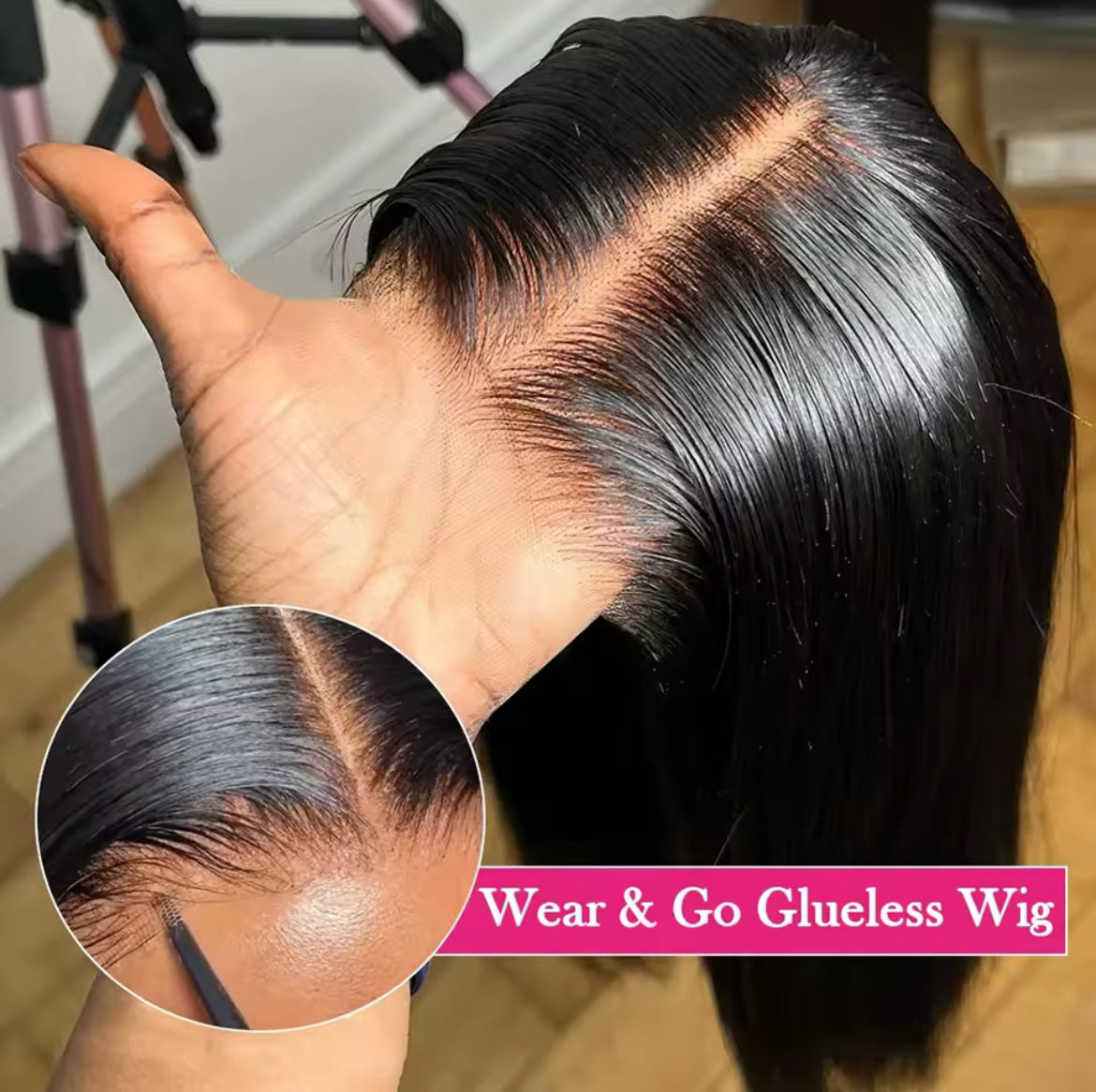 250% Glueless Short Bob Wig - HD Lace Closure Ready to Wear