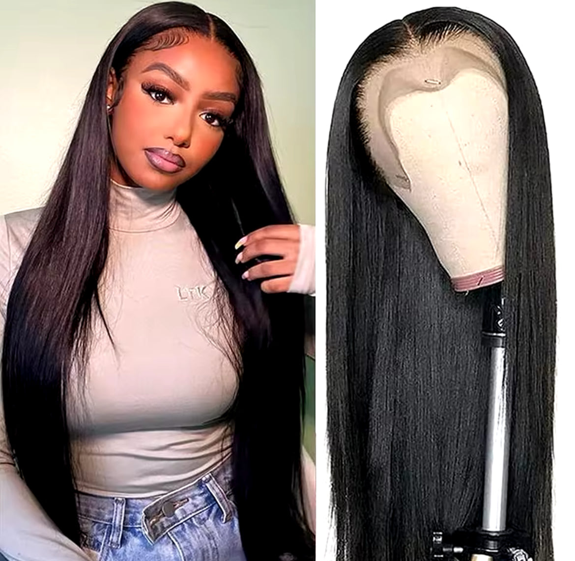 Bye Bye Knots Wigs 5x5 HD Lace Closure Wigs Natural  Glueless Wigs Human Hair Ready to Wear