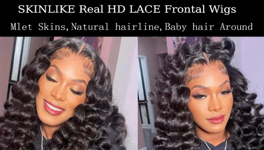 Effortless 250% Density Loose Wave Full Frontal Wig for Women